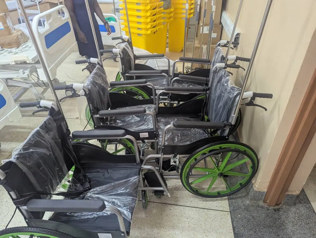 Medical wheelchairs and mobility aids supplied through Klan Logistics