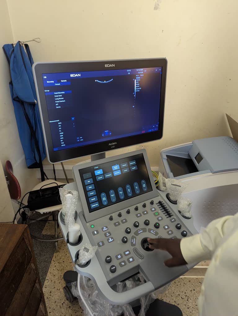 Ultrasound diagnostic machine supported by Klan Logistics technology services